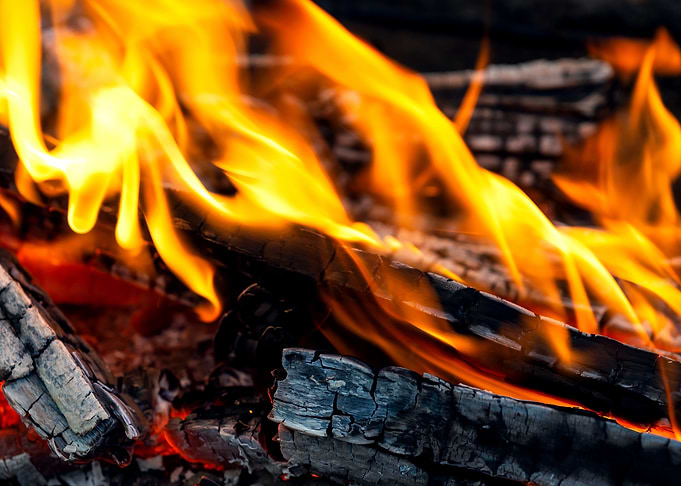 Burning Wood