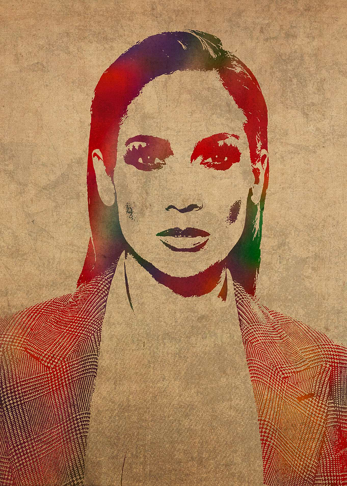 Jennifer Lopez Watercolor