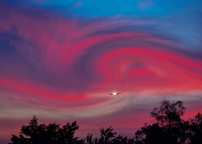 Cielo colorido
