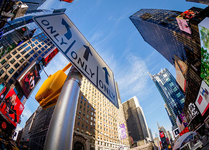 Times Square Fisheye
