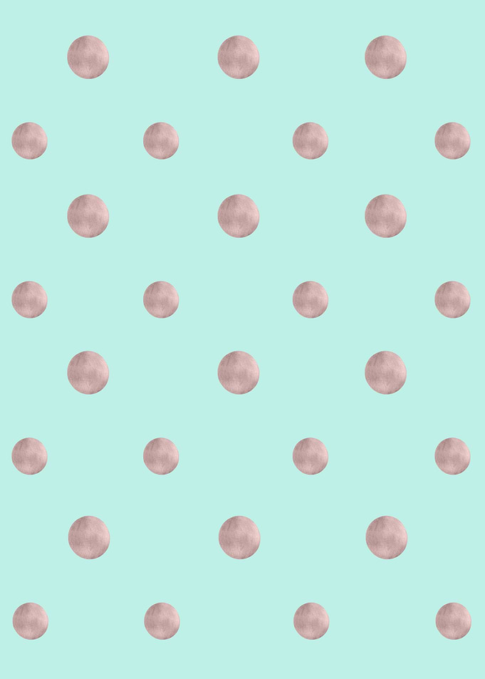 Happy Polka Dots on Mint 1