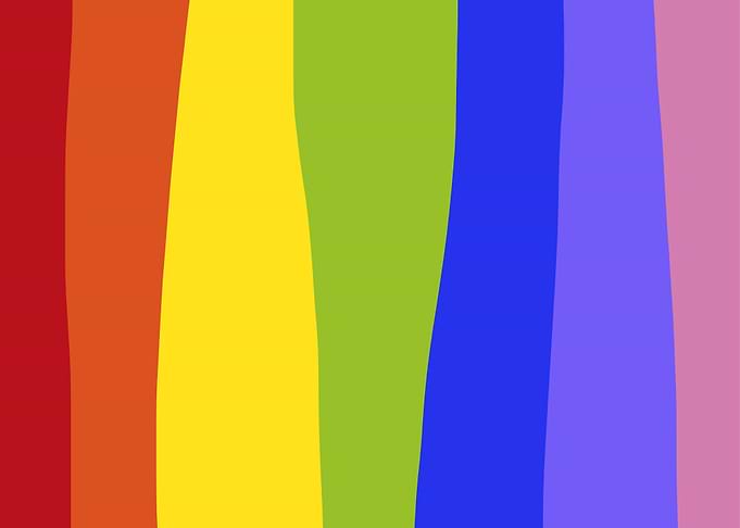 Rainbow colorful abstract