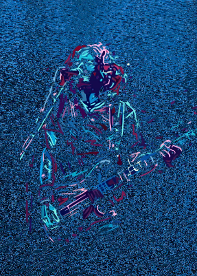 Musician with A Guitar
