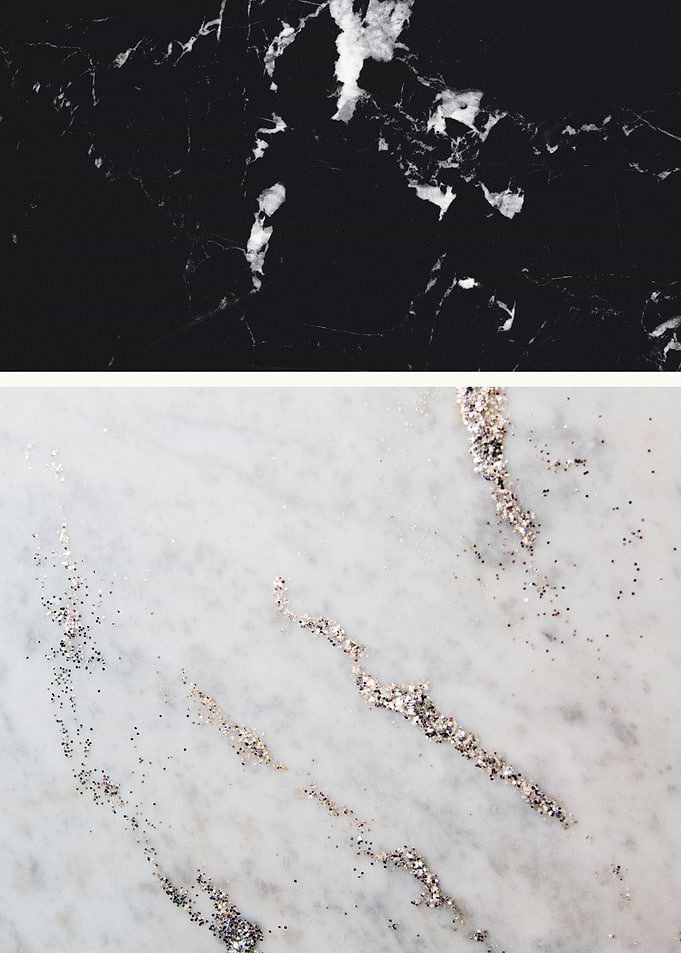 Black Marble Glitter 1