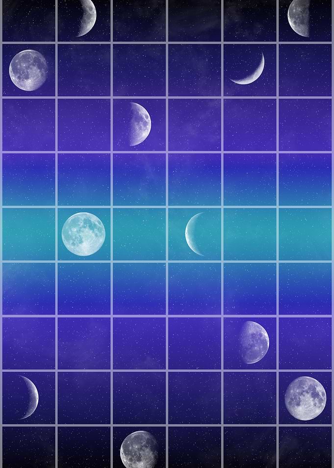 geometric moon