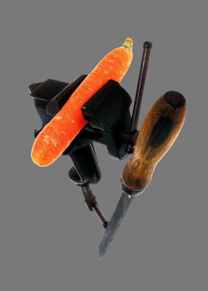peeling carrots