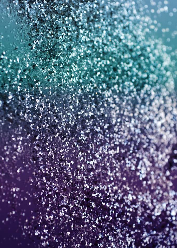 Aqua Purple Glitter 2