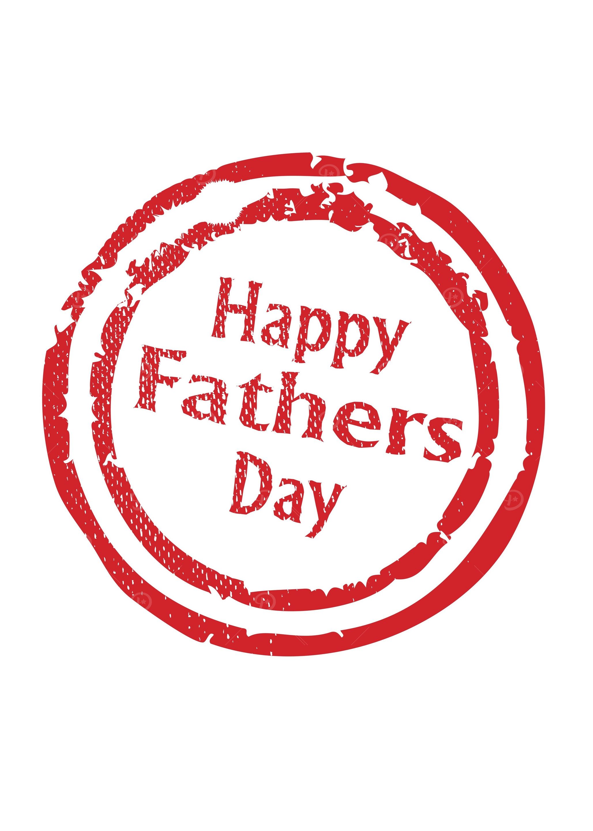 Happy Fathers Day Stamp