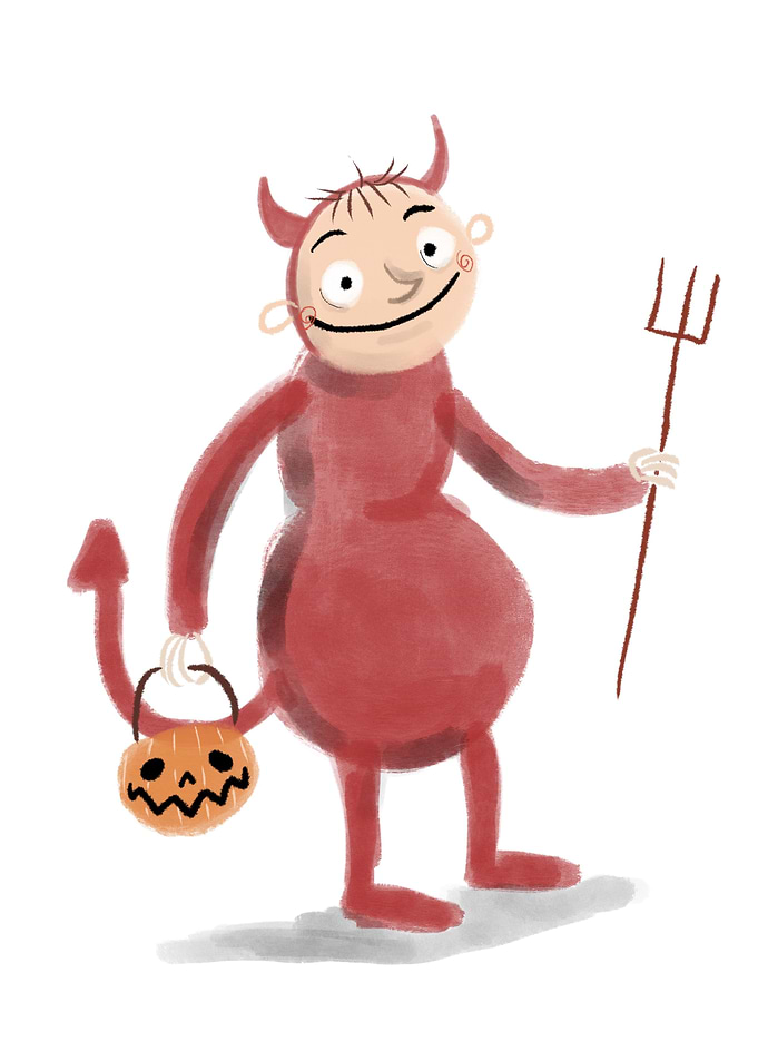 A cute devil