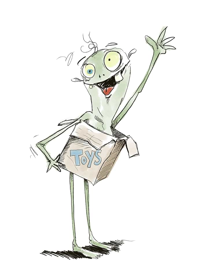 Waving guy