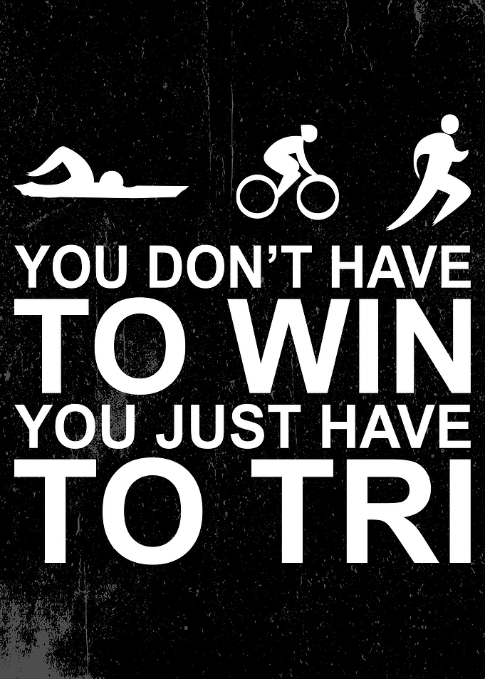 TRIATHLON FUNNY QUOTE