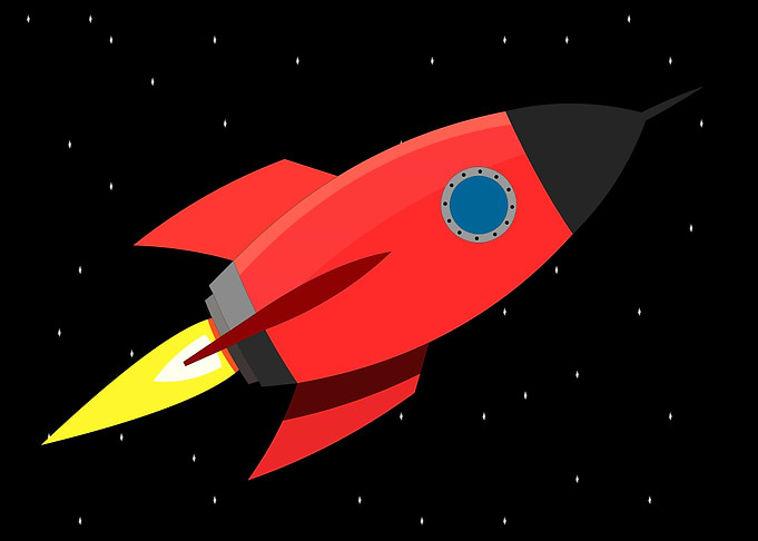 Rocket In Space