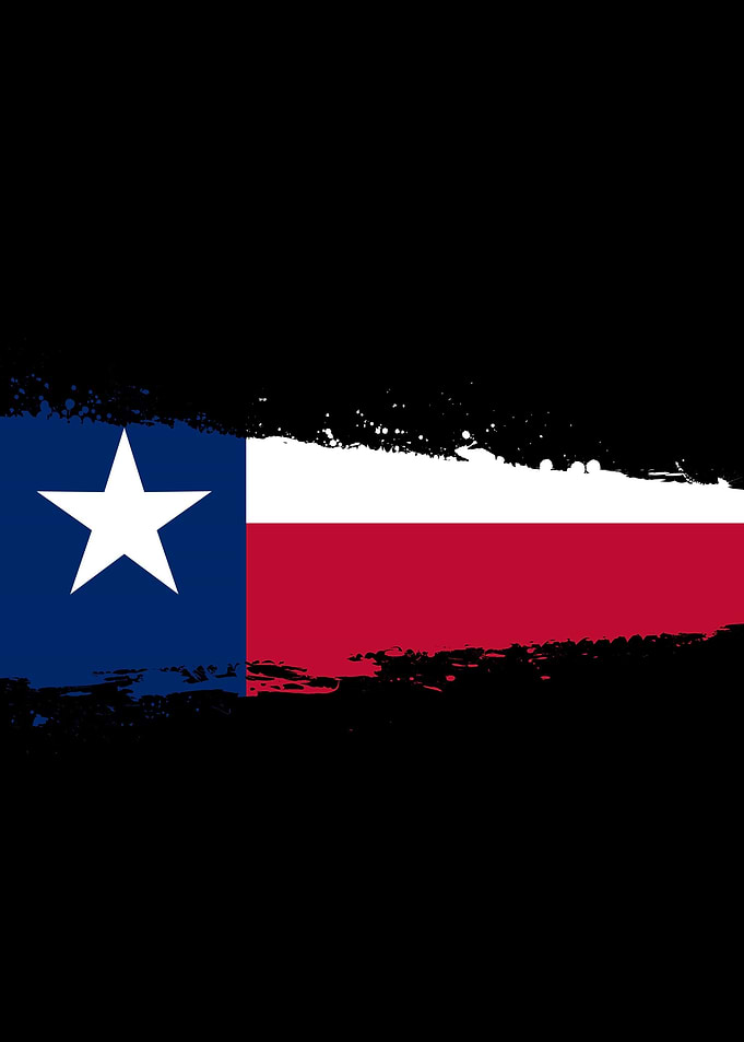 Texas Flag Splash