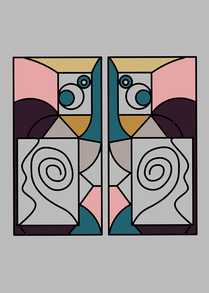 beautiful abstract art wit