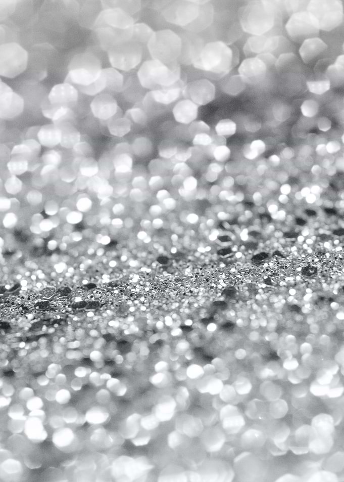 Silver Gray Lady Glitter 1