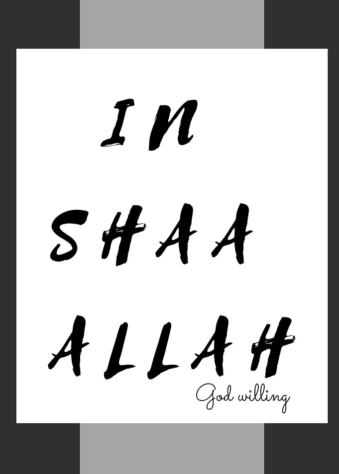 In Shaa Allah