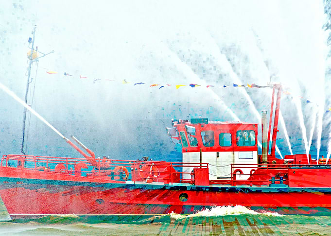 Fire boat