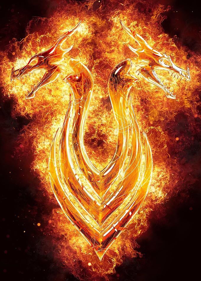 Two dragons