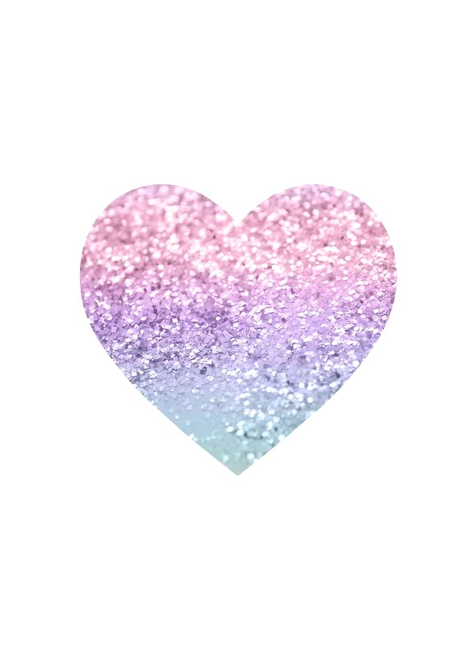 Unicorn Glitter Heart 4
