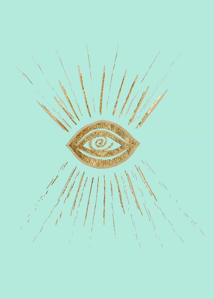 Evil Eye Gold on Mint 1