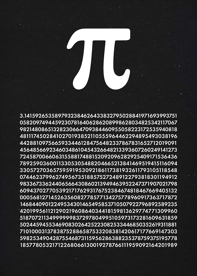 First 1000 Numbers Of Pi