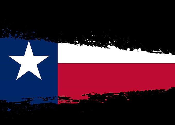 Texas Flag Splash