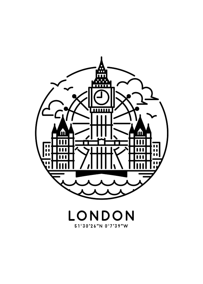 London Line Art