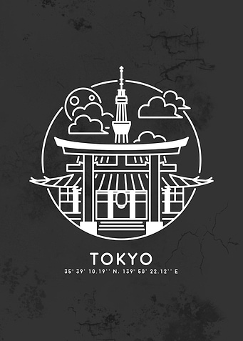 Tokyo Line Art