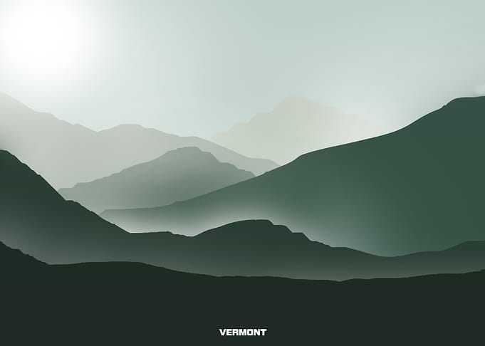 Misty mountains