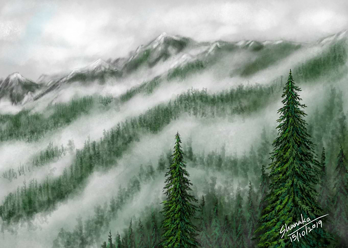 Misty Alps