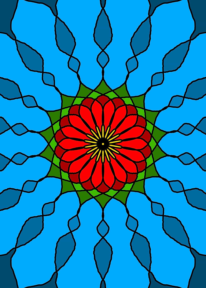 Stainglass Flower