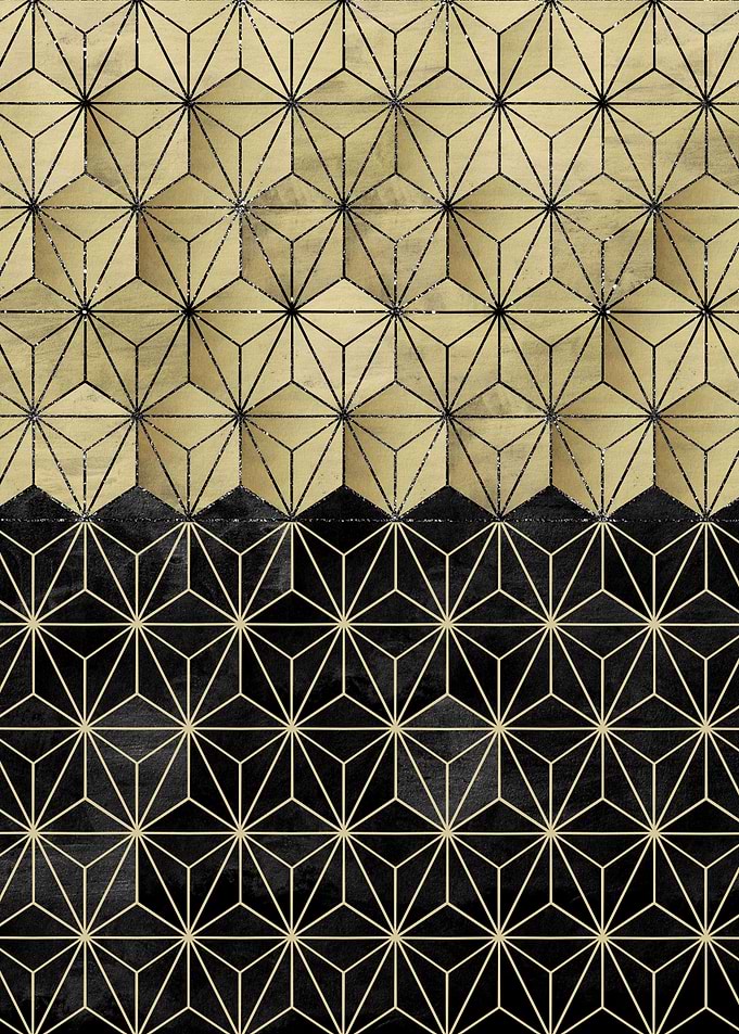Gold Black Geo Glam 1