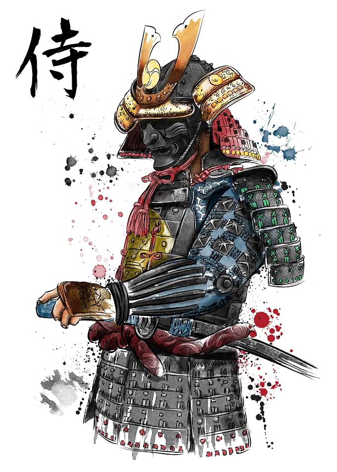 Samurai Watercolor