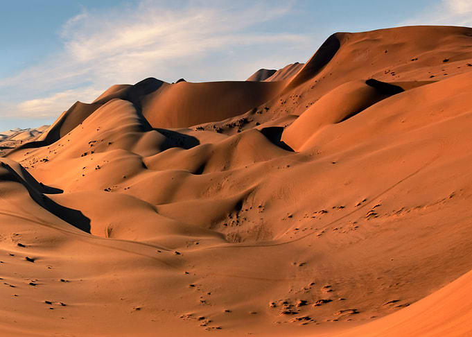 sand dunes namib