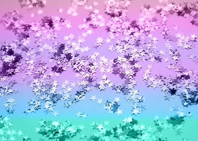 Unicorn Glitter Stars 1