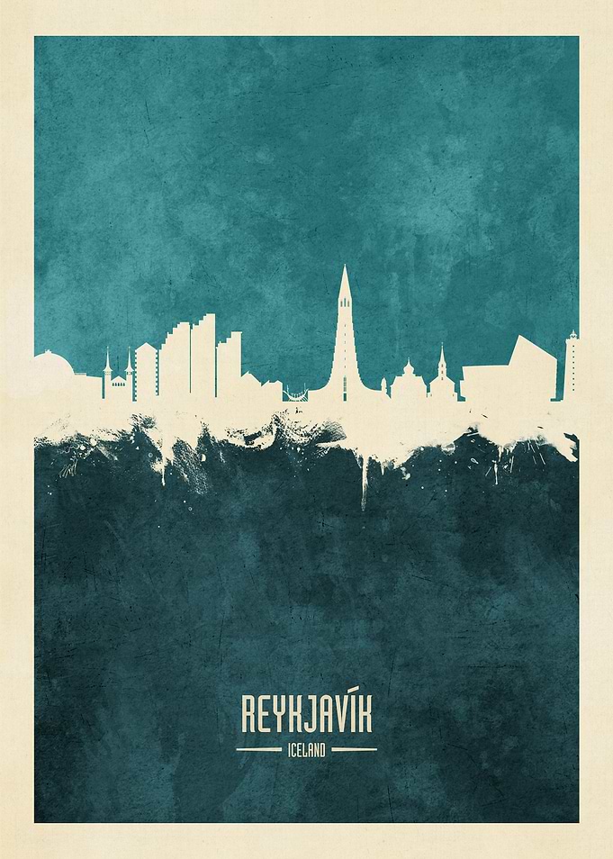 Reykjavik Iceland Skyline