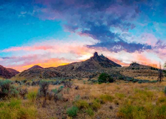 Grassland Sunset