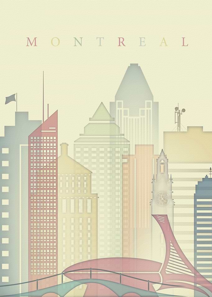 Montreal Canada Skyline