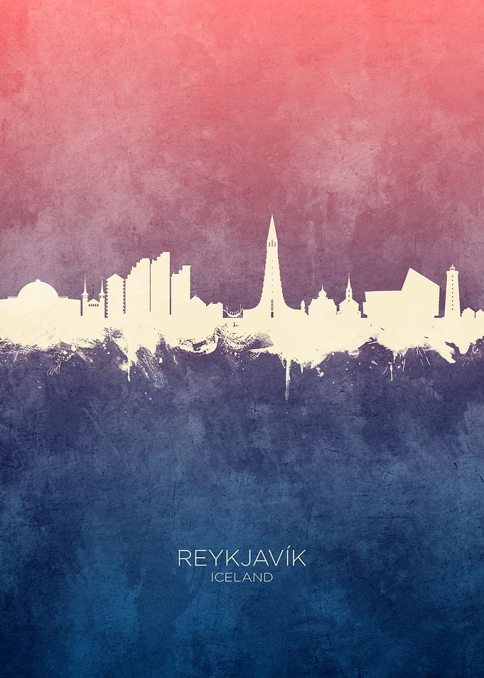Reykjavik Iceland Skyline