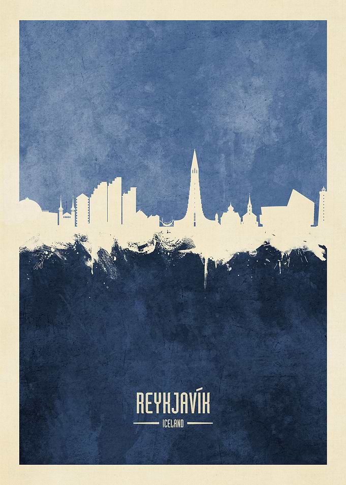 Reykjavik Iceland Skyline