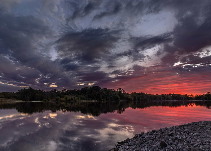 October Evening Sunset