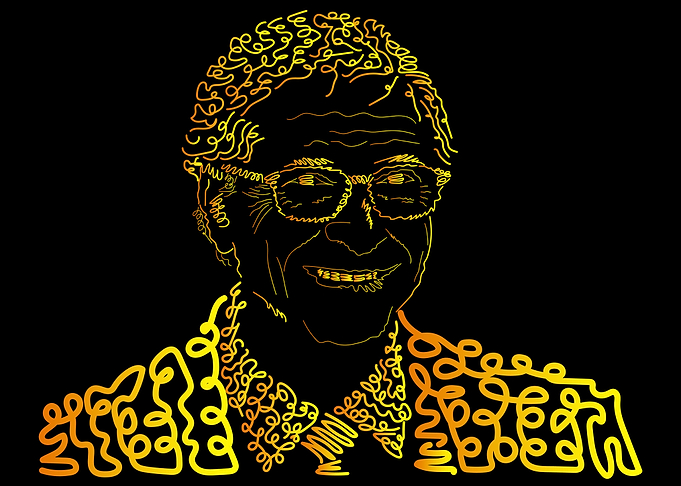 Hand drawn Bill Gates