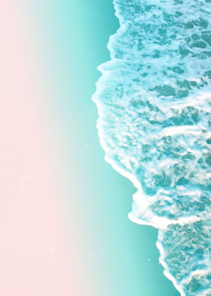 Turquoise Blush Ocean 1