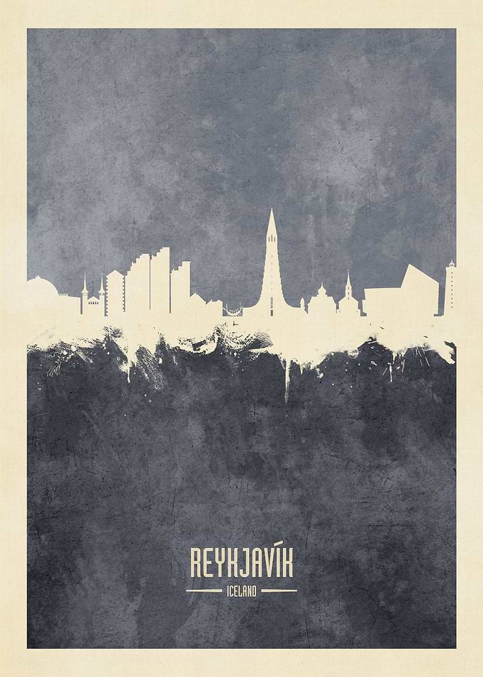 Reykjavik Iceland Skyline