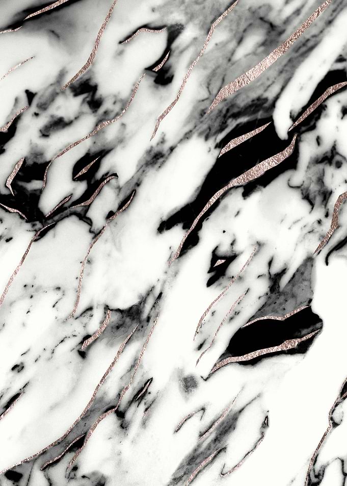 White Marble Rose Foil 1