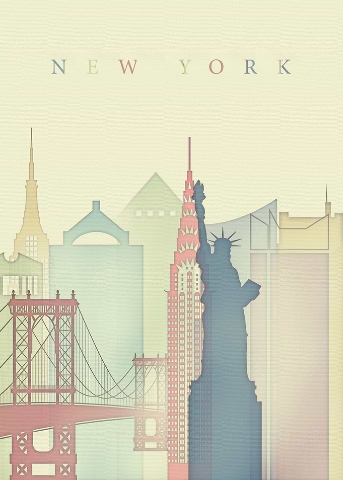 New York NYC Skyline
