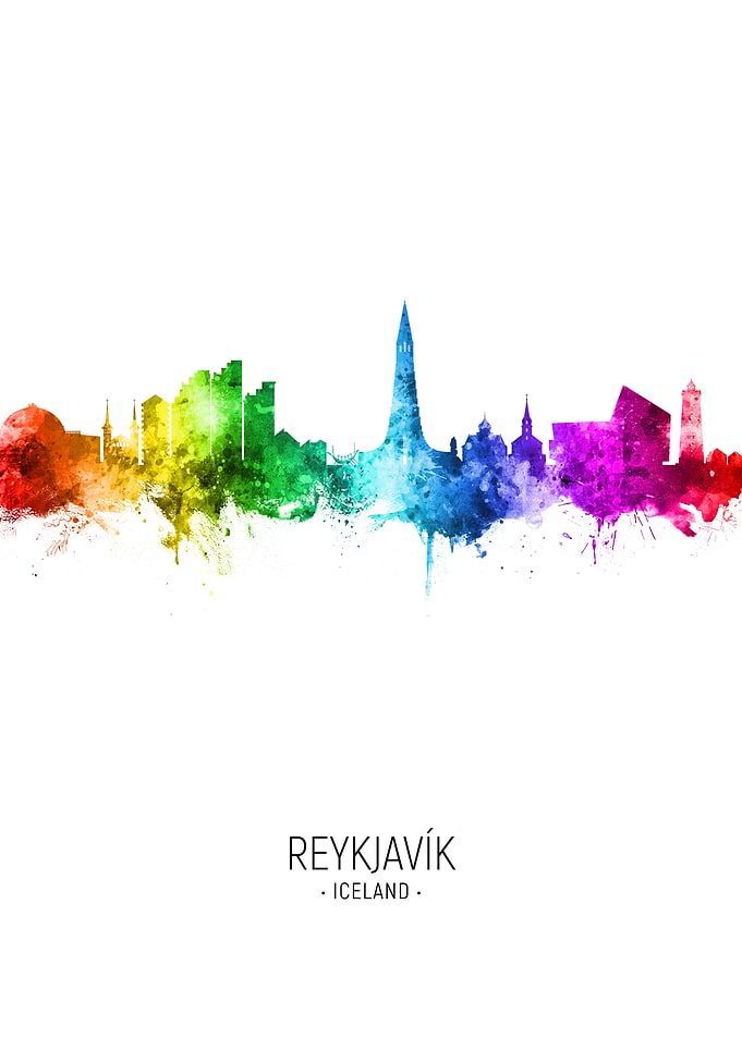Reykjavik Iceland Skyline