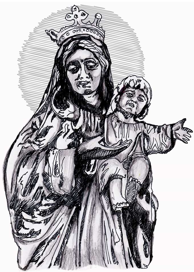 mother Mary with Jesus