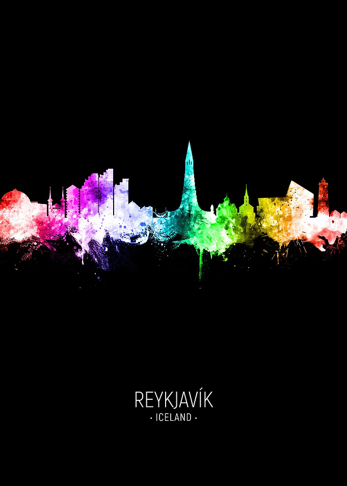 Reykjavik Iceland Skyline