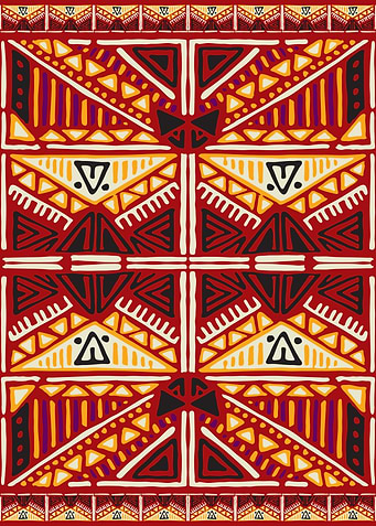 Ethnic Red Tribal